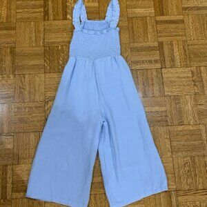Girls Chelsea and Violet Romper, Blue, Sz L